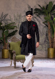 Bin Tayyab Sherwani (TD-1750)  BLACK