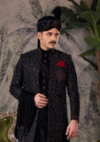 Bin Tayyab Sherwani (TD-1750)  BLACK