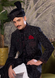 Bin Tayyab Sherwani (TD-1750)  BLACK