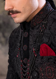 Bin Tayyab Sherwani (TD-1750)  BLACK