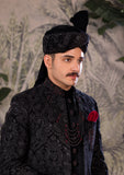 Bin Tayyab Sherwani (TD-1750)  BLACK