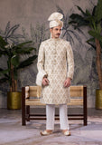 Bin Tayyab Sherwani (TD-1819)  OFF-WHITE