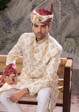 Bin Tayyab Sherwani (TD-1819)  OFF WHITE