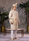 Bin Tayyab Sherwani (TD-1807)  OFF WHITE