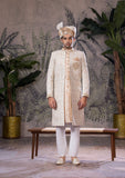 Bin Tayyab Sherwani (TD-1768)  OFF WHITE