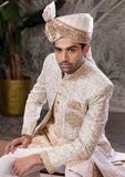 Bin Tayyab Sherwani (TD-1768)  OFF WHITE