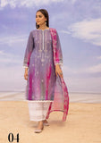 Bin Tayyab (BT-04) Printed Lawn 3 PC's Unstitch Suit