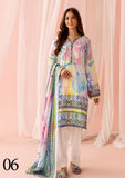 Unstitch 3 PCs Suit (BT-06) Printed Lawn