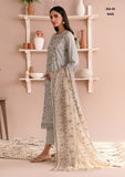 Bin Tayyab (ZEA-05) Haze EMB Lawn 3 PC's Unstitch Suit