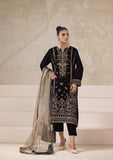 3 Piece Embroidered Velvet BT-4041