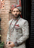 Bin Tayyab Sherwani (TD-1420-2) Multi Gray