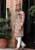 Bin Tayyab Sherwani (TD-1420-5) Multi Red