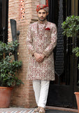 Bin Tayyab Sherwani (TD-1420-5) Multi Red