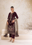 3 Piece Embroidered Velvet BT-4044