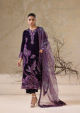 3 Piece Embroidered Velvet BT-3974 Purple