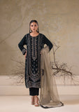 3 Piece Embroidered Velvet BT-4042