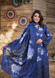 Khaddar (BT116) 3-Piece Stitch Suit Blue